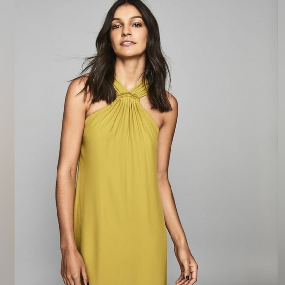 NEW- Reiss Hilda Halter Bodycon Dress. Size4 - Picture 3 of 9